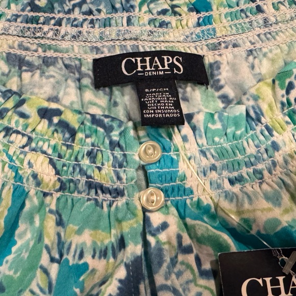 Women’s Chaps Paisley Print Shirt Size Small New With Tags - Picture 11 of 16